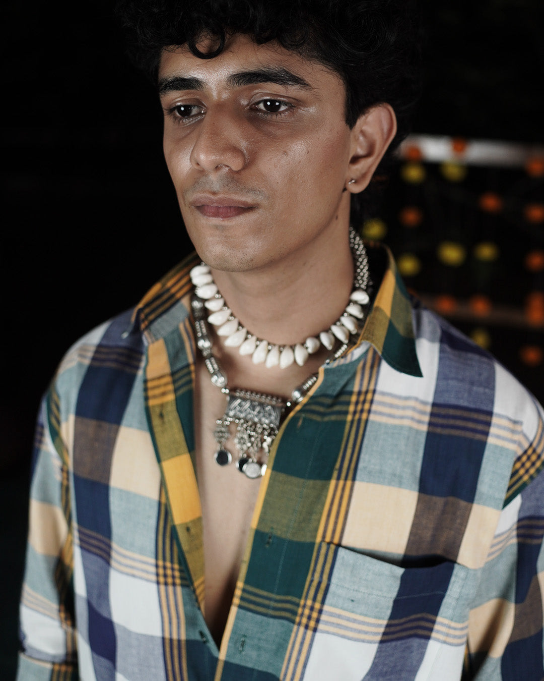 Harbour Dusk Handwoven Full Sleeve Shirt