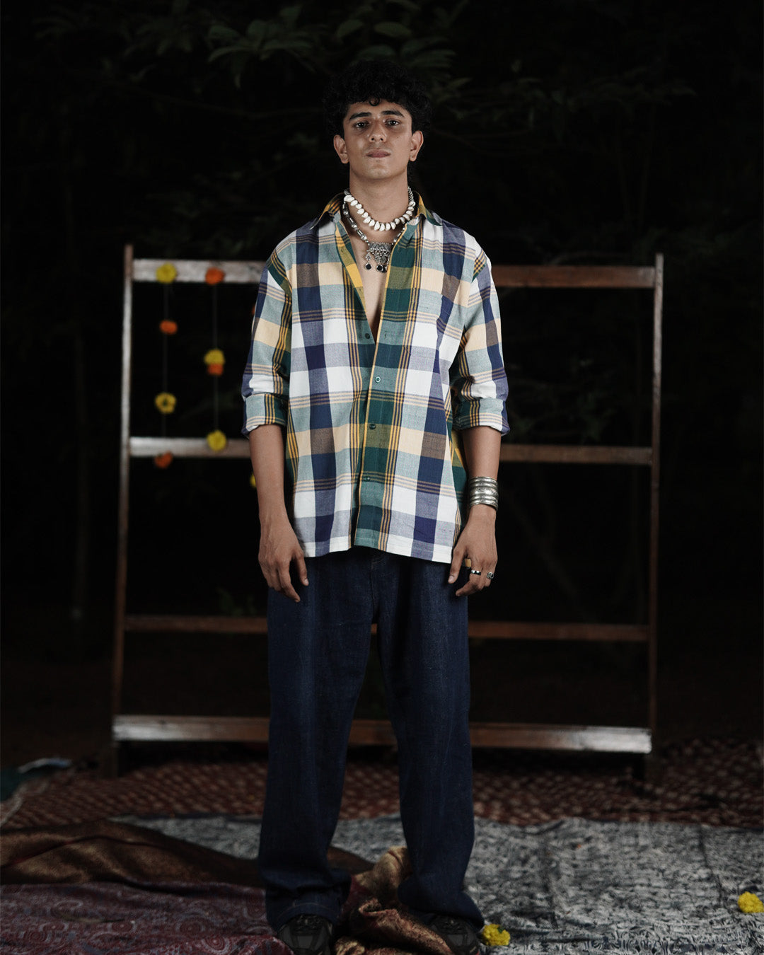 Harbour Dusk Handwoven Full Sleeve Shirt