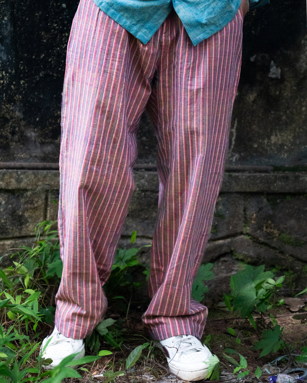 Green & Russet Handwoven Co-ord Set – 100% Cotton, Made With Love