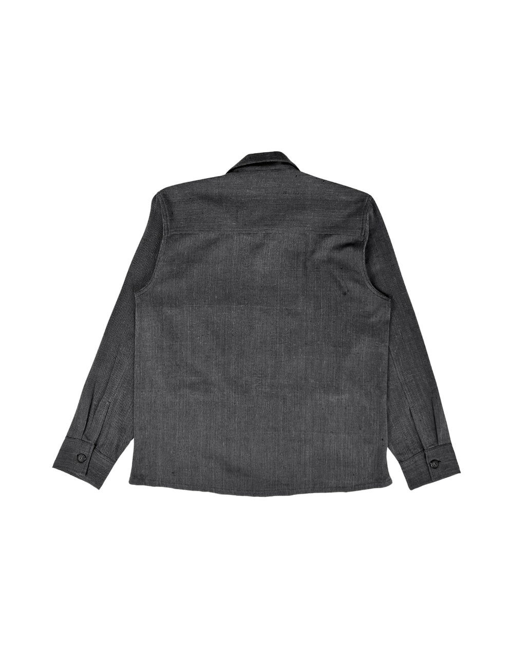 Handwoven Cotton Overshirt – Space Grey