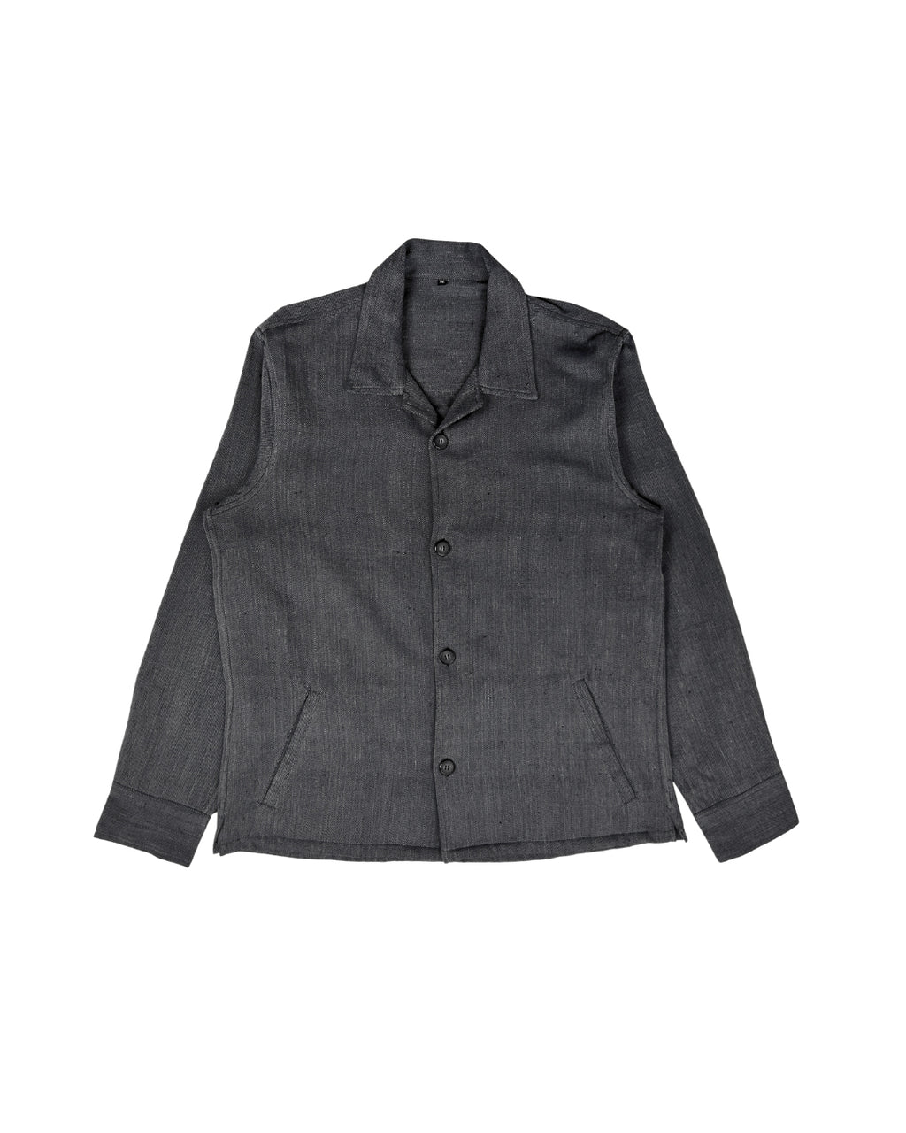 Handwoven Cotton Overshirt – Space Grey