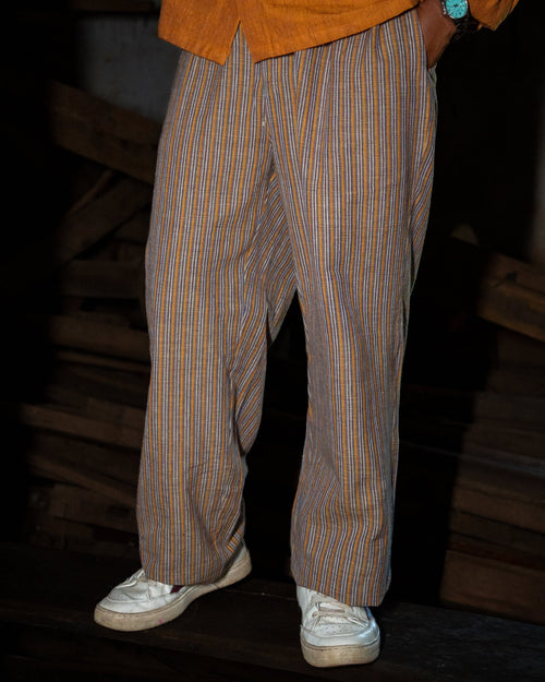 Amber & Dusk Handwoven Co - ord Set – 100% Cotton, Made With Love - Kaaro - handwoven cotton - sustainable - ethical