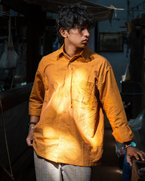 Amber & Dusk Handwoven Co - ord Set – 100% Cotton, Made With Love - Kaaro - handwoven cotton - sustainable - ethical