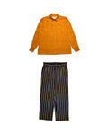 Amber & Midnight Handwoven Co - ord Set – 100% Cotton, Made With Love - Kaaro - handwoven cotton - sustainable - ethical
