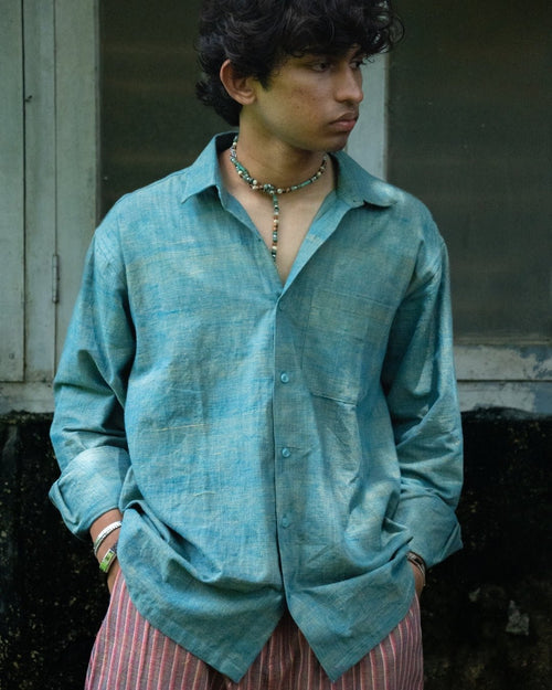 Green & Russet Handwoven Co - ord Set – 100% Cotton, Made With Love - Kaaro - handwoven cotton - sustainable - ethical