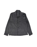 Handwoven Cotton Overshirt – Space Grey - Kaaro - handwoven cotton - sustainable - ethical