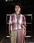 Laterite Rose Handwoven Full Sleeve Shirt - Kaaro - handwoven cotton - sustainable - ethical