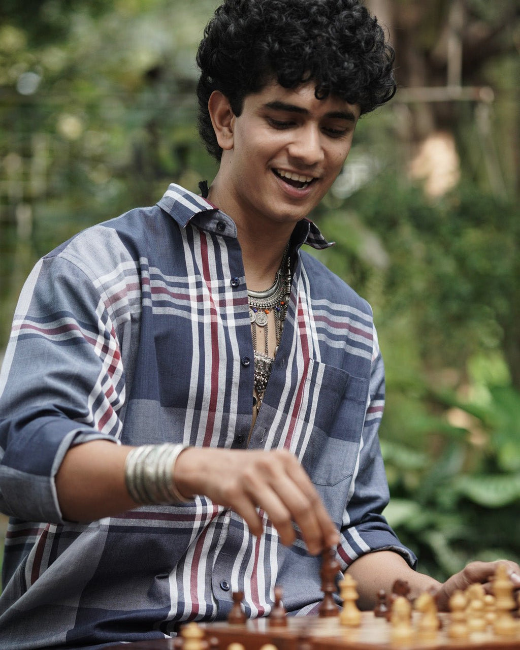 Monsoon Quiet Handwoven Full Sleeve Shirt - Kaaro - handwoven cotton - sustainable - ethical