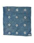 Neel Heera Bandana | Indigo shibori | Hand dyed - Kaaro - handwoven cotton - sustainable - ethical